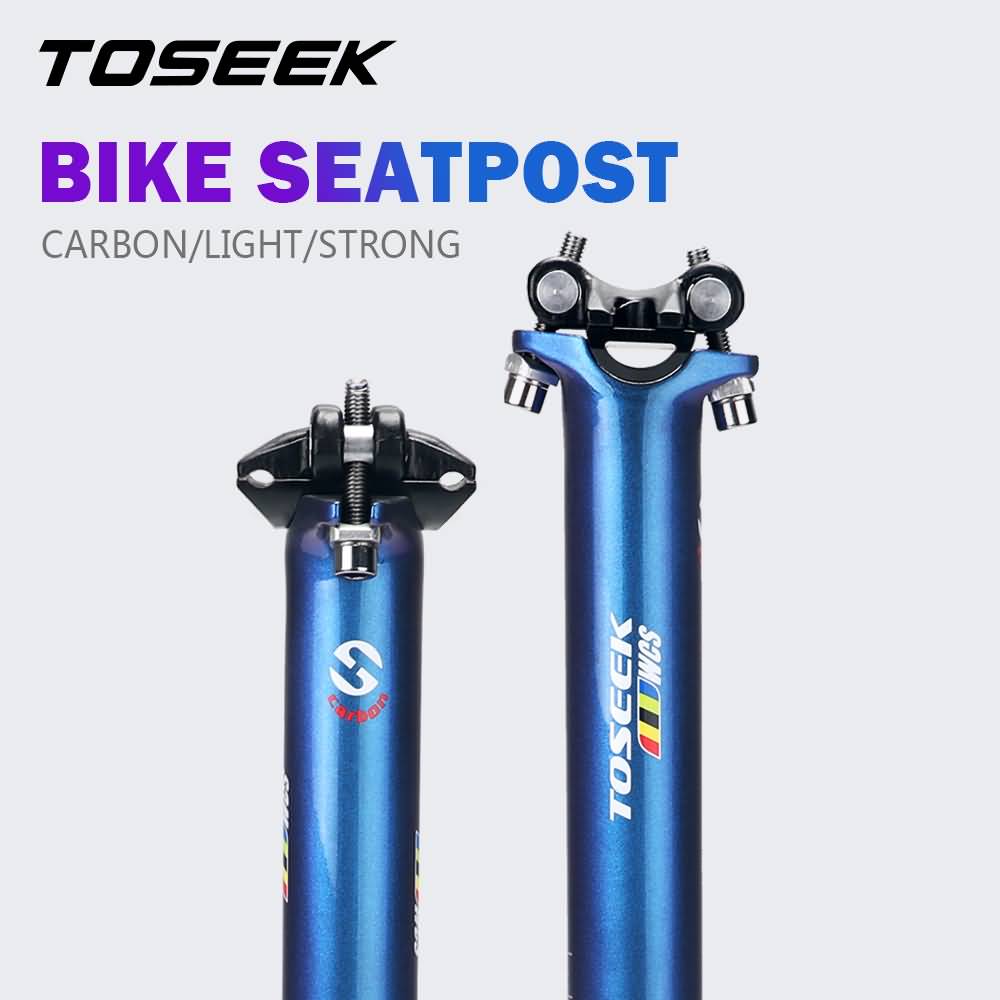 Buy TOSEEK Carbon Seatpost Dazzle Blue to Purple Mtb Seatpost Offset