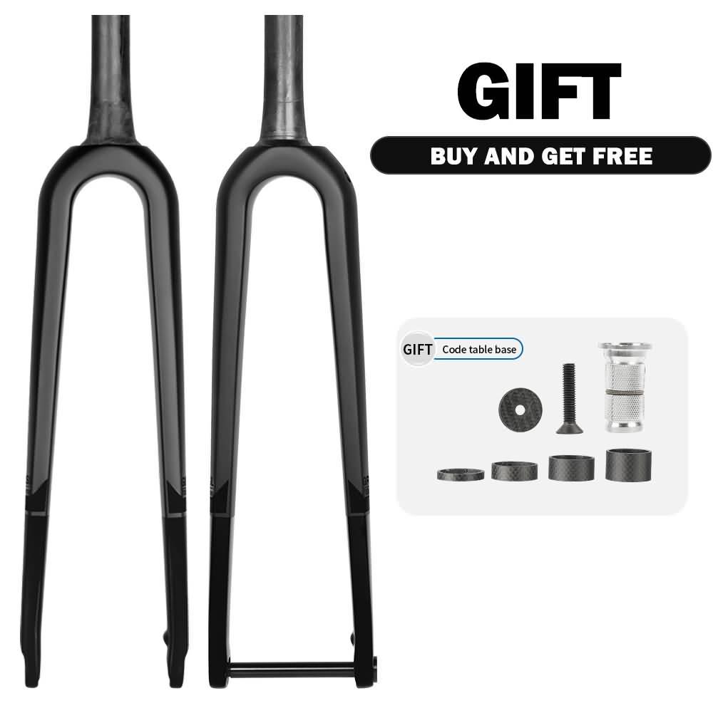 Buy TOSEEK Gravel Fork All Carbon Fiber Road Bicycle Front Fork Quick Disassembly Online!