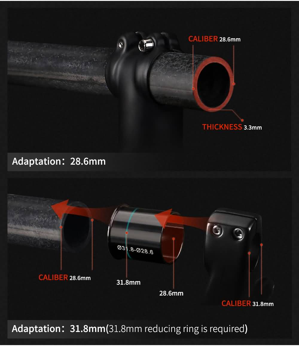 Buy TOSEEK Mountain Bike Full Carbon Fiber Forks MTB Bicycle Tapered Fork Online!