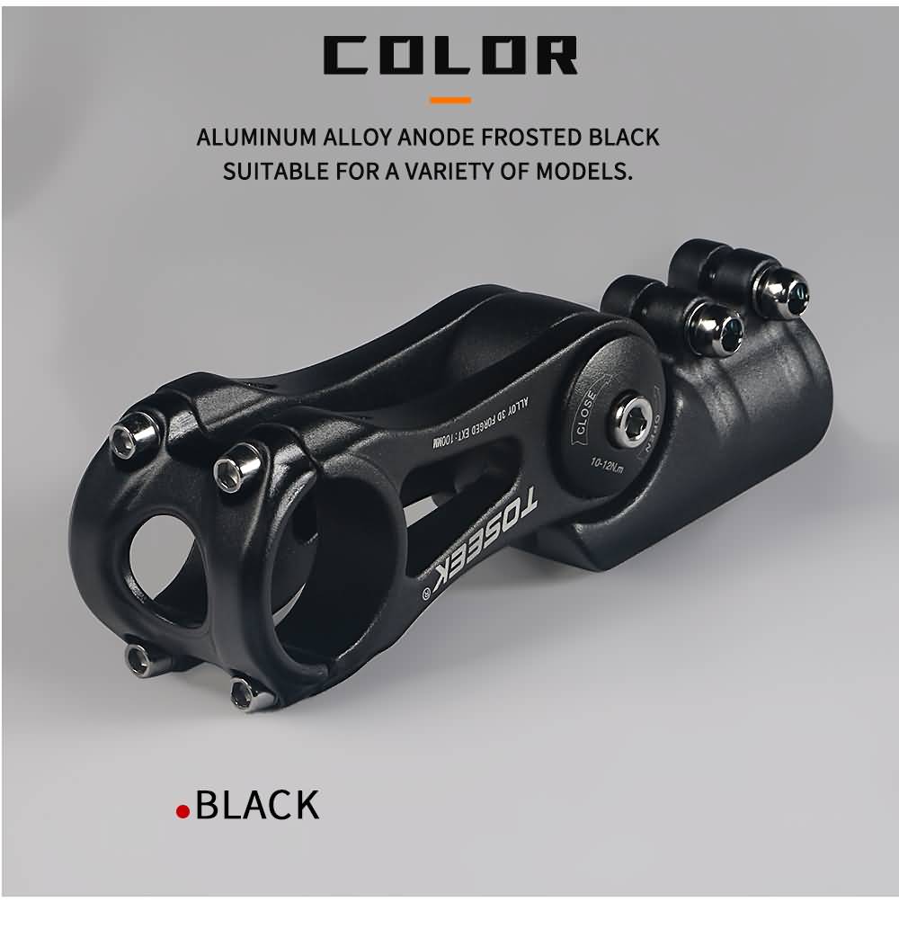 Buy Bicycle Handlebar Stem Adjustable45 To 90 Degree Length 80/100/130mm Handlebar Online!