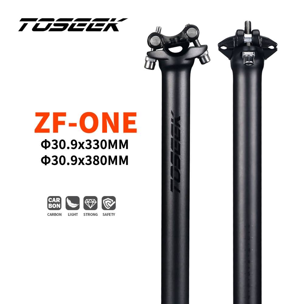 Buy TOSEEK Bicycle Carbon Seatpost 30.9mm Offset 0mm ZFOne MTB Bike