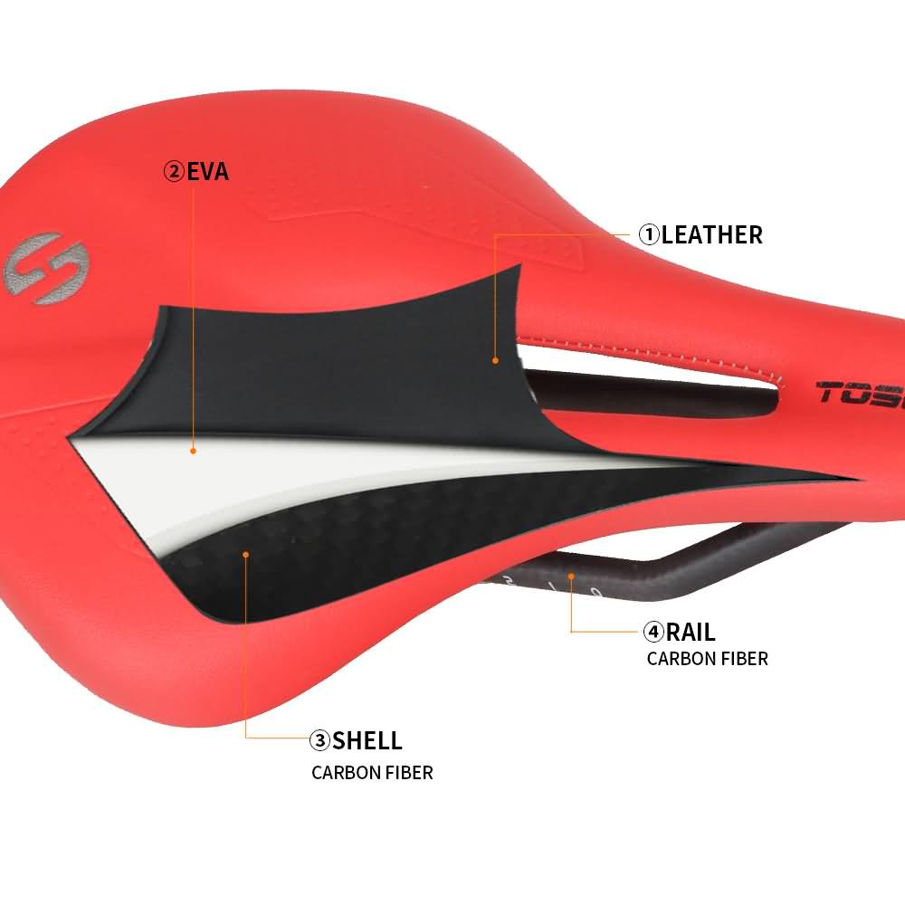Buy TOSEEK Bicycle Saddle MTB Bike Saddles Carbon Fiber Saddle 248148