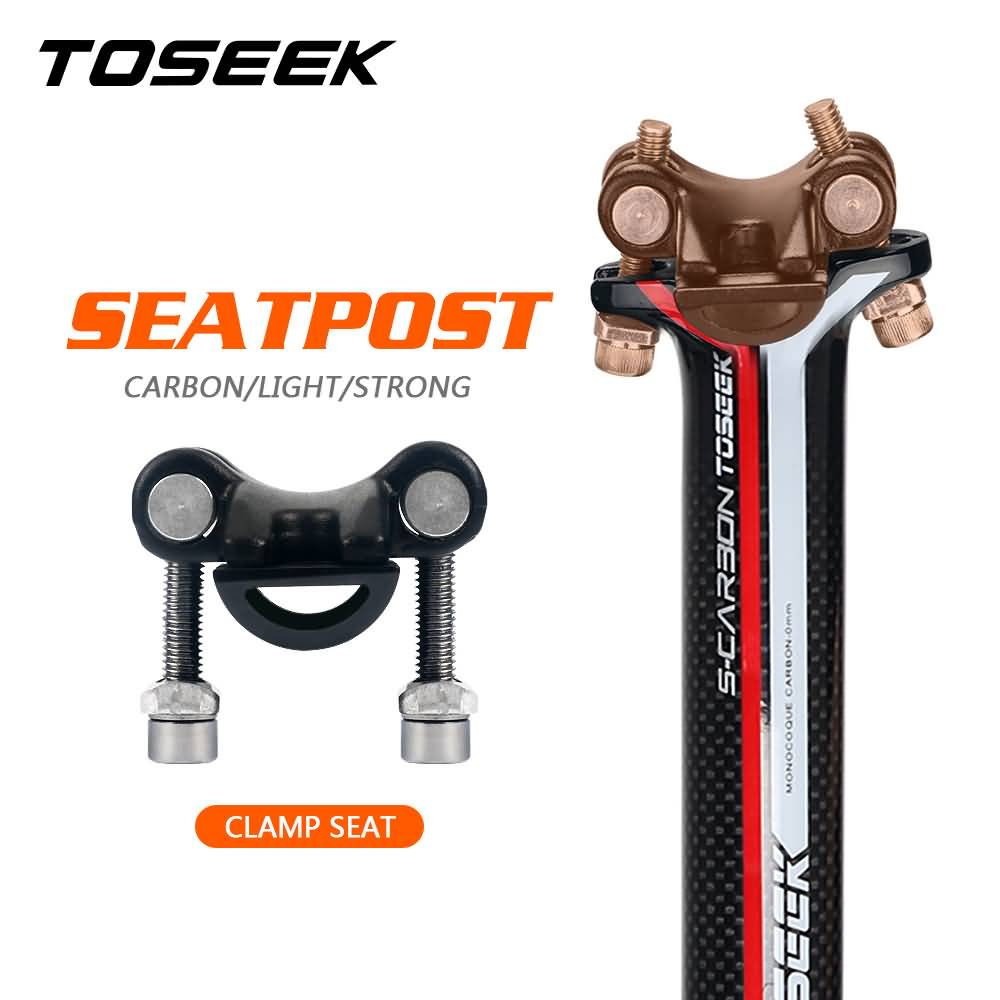 Buy TOSEEK Carbon Seatpost 27.2 Mtb Telescopic Seatpost Offset 0mm Bike