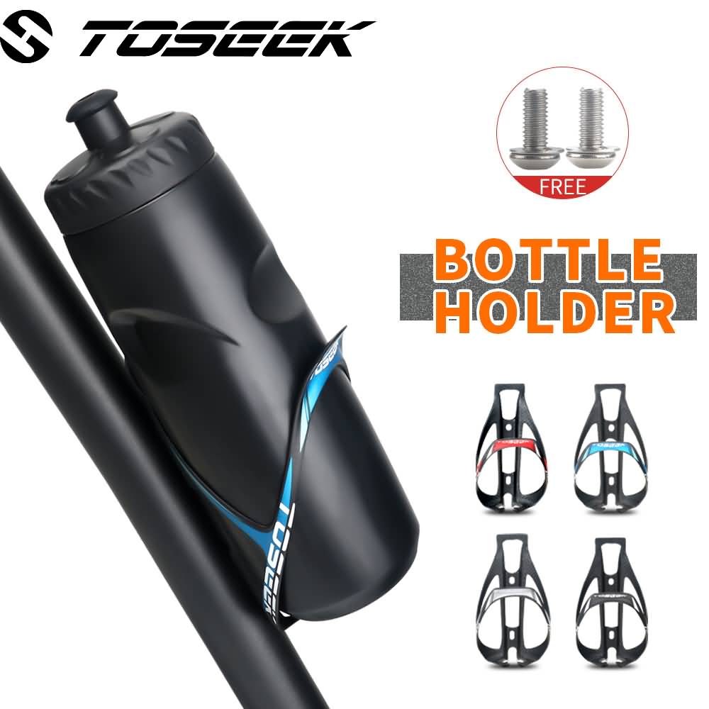 Buy TOSEEK Full Carbon Fiber Bicycle Water Bottle Cage MTB Road Bike