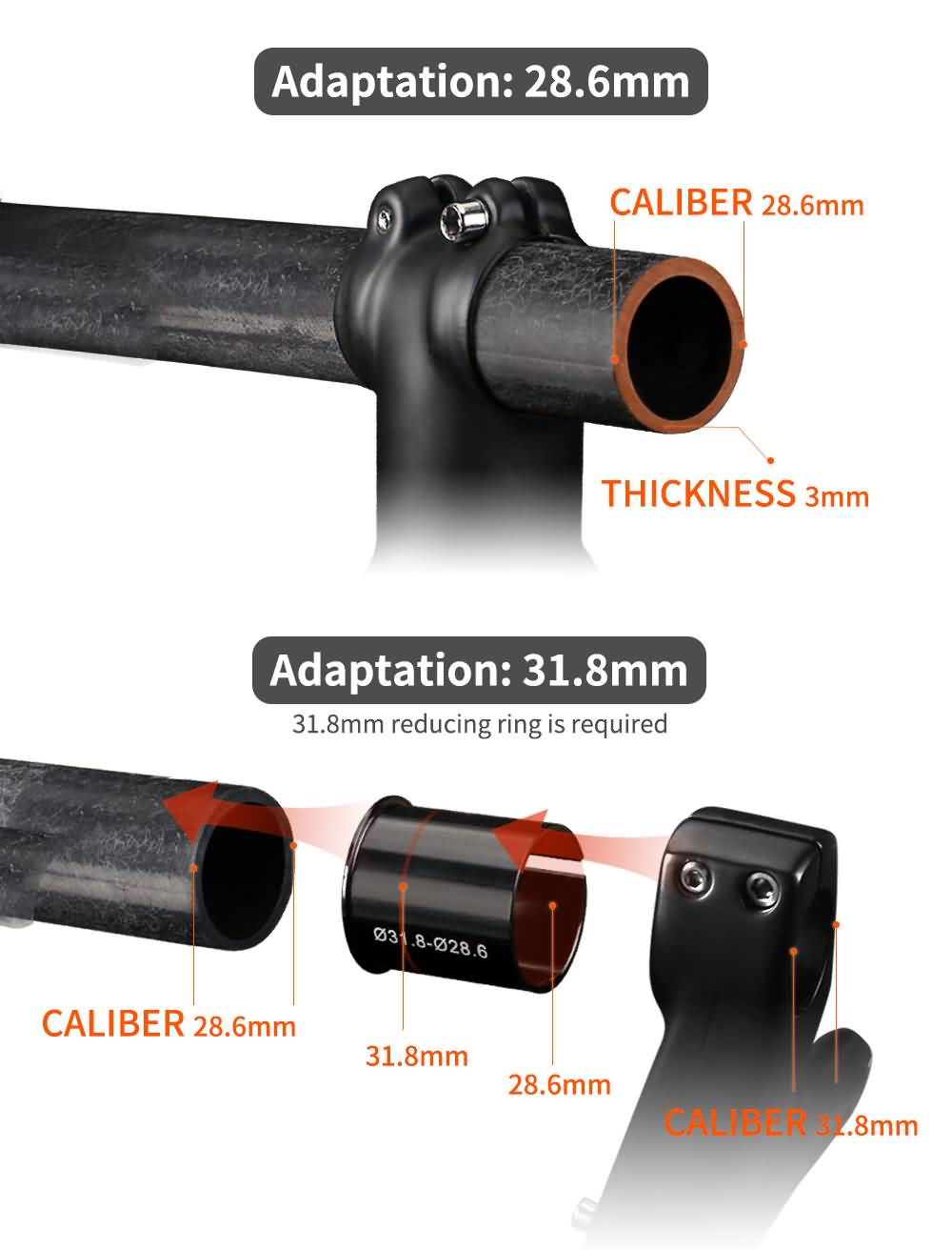 Buy TOSEEK Gravel Fork All Carbon Fiber Road Bicycle Front Fork Quick Disassembly Online!