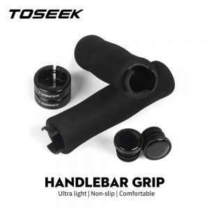 TOSEEK Bicycle Grips Sponge Tape Cover Grips Non-slip Aluminum Bicycle Handles
